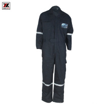 Professional Custom Protective Safety Fire Retardant Black Ripstop Coverall